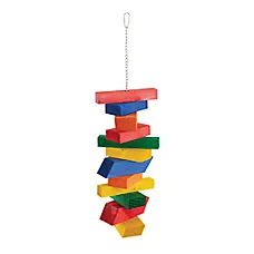 All Living Things® Zig Zag Bird Toy - Chew Toy for Large & Extra Large Pet Birds