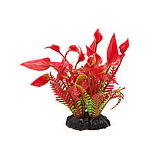 Top Fin? Artificial Mini Flower Aquarium Plant - Fish Tank Plant Decor - 4 in