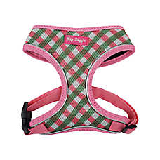 Hip Doggie Ultra Comfort Reflective Harness Vest, Pink/Green