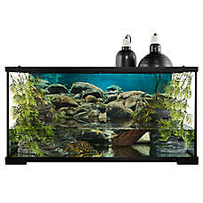 Thrive? Semi-Aquatic Essentials Kit - Semi-Aquatic Reptile Terrarium Kit - 40 Gallon - 36x18x18