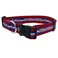 Pets First MLB Philadelphia Phillies Satin Dog Collar