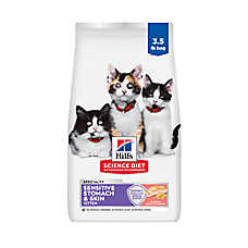 Hill's Science Diet Kitten Dry Food - Sensitive Stomach and Skin, Salmon & Brown Rice