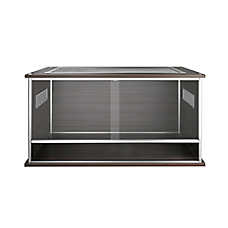 Komodo 35" Wood Finished Terrarium - Reptile Habitat Enclosure