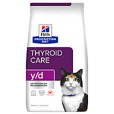 Hill's? Prescription Diet? y/d Thyroid Care Dry Cat Food - Chicken
