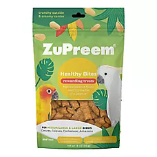 ZuPreem Healthy Bites Treat For Birds 3 oz - Pet Bird Treats