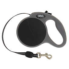 Great Choice? Retractable Tape Dog Leash, Walking Dog Leash, Black, Gray, Mutiple Sizes & Lengths