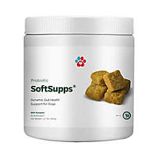 Pet Parents? Probiotic SoftSupps? Dog Prebiotic & Probiotic Supplement, with Pumpkin, 90 Count