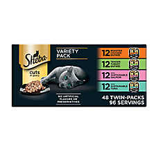 Sheba? Perfect Portions&trade; Cuts in Gravy Adult Wet Cat Food - Variety Pack, 48 Count, 7.93lbs