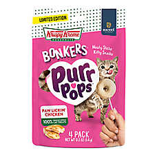 Bonkers&trade; Purr Pops&trade; Krispy Kreme Doughnuts Lickable Cat Treat - Paw Lickin' Chicken, 4 C