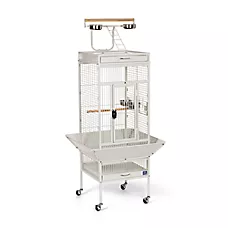 Prevue Pet Products Wrought Iron Select Bird Cage - White for Large Birds