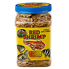 Zoo Med Sun-Dried Red Shrimp - Aquatic Turtle Treat - 10 oz