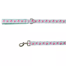 Top Paw庐 Butterfly Dog Leash, Mint & Pink Dog Leash, Walking Dog Leash, 4' Long