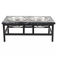 Top Paw庐 Stone Top Diner Dog Bowls