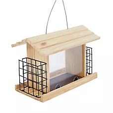 All Living Things® Wild Bird Suet Combo Feeder for Suet Cakes & Seed