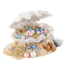 Top Fin? Clamshell Treasure Aquarium Ornament - Fish Tank Decor