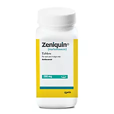Zeniquin (marbofloxacin) Tablets for Dogs & Cats - 25mg, 50mg, 100mg, or 200mg - Single Tablet