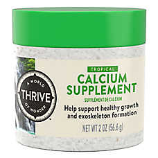 Thrive Reptile Calcium Supplement - Calcium Powder for Reptiles - 2 oz
