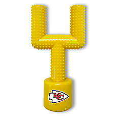 Kansas City Chiefs Hard Nylon Football Goal Post Dog Chew Toy