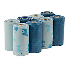 Top Paw? Dog Poop Bags - Extra Thick, Blue Dogs - 120 Count