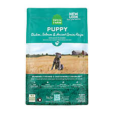 Open Farm With Grain Puppy Dry Dog Food - Humanely Raised & Sustainably Sourced, Chicken & Salmon