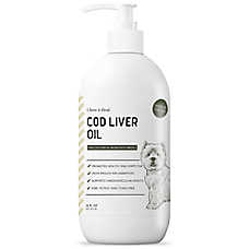 Chew + Heal Dog Cod Liver Oil Skin & Coat Supplement, Wild-Caught Icelandic Cod, 16oz