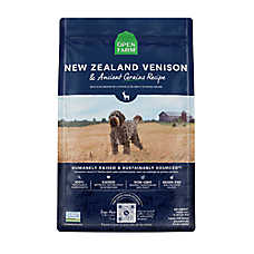 Open Farm With Grain Adult Dry Dog Food - Humanely Raised & Sustainably Sourced, Venison