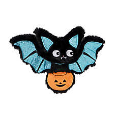 Thrills & Chills&trade; Halloween Flattie Bat Dog Toy