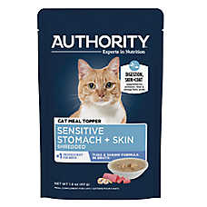 Authority? Sensitive Stomach & Skin Cat Meal Topper - 1.4 Oz
