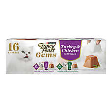 Fancy Feast? Gems? Adult Wet Cat Food - Mousse Pate, Variety Pack, 8 Ct, 32 Oz