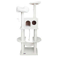 Majestic Pet 76-in Casita Cat Tree, Off White