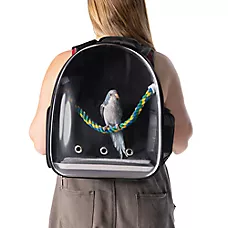 All Living Things® Bird Travel Backpack - Durable Pet Carrier Backpack for Small & Medium Birds